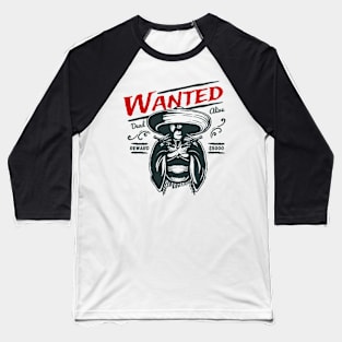 Wanted Baseball T-Shirt